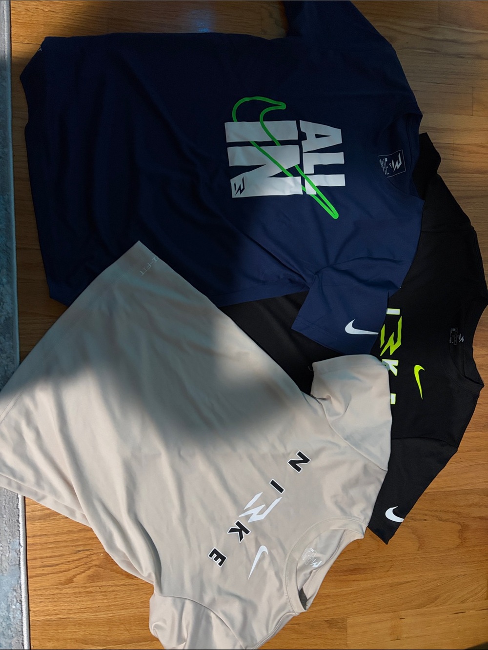 Nike Short-Sleeve Tee Trio - Navy, Black, Cream